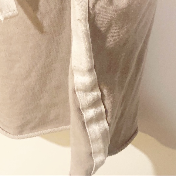 Betsey Johnson Size XL Raw Edge Cropped Hooded Sweatshirt‎ - Picture 4 of 6